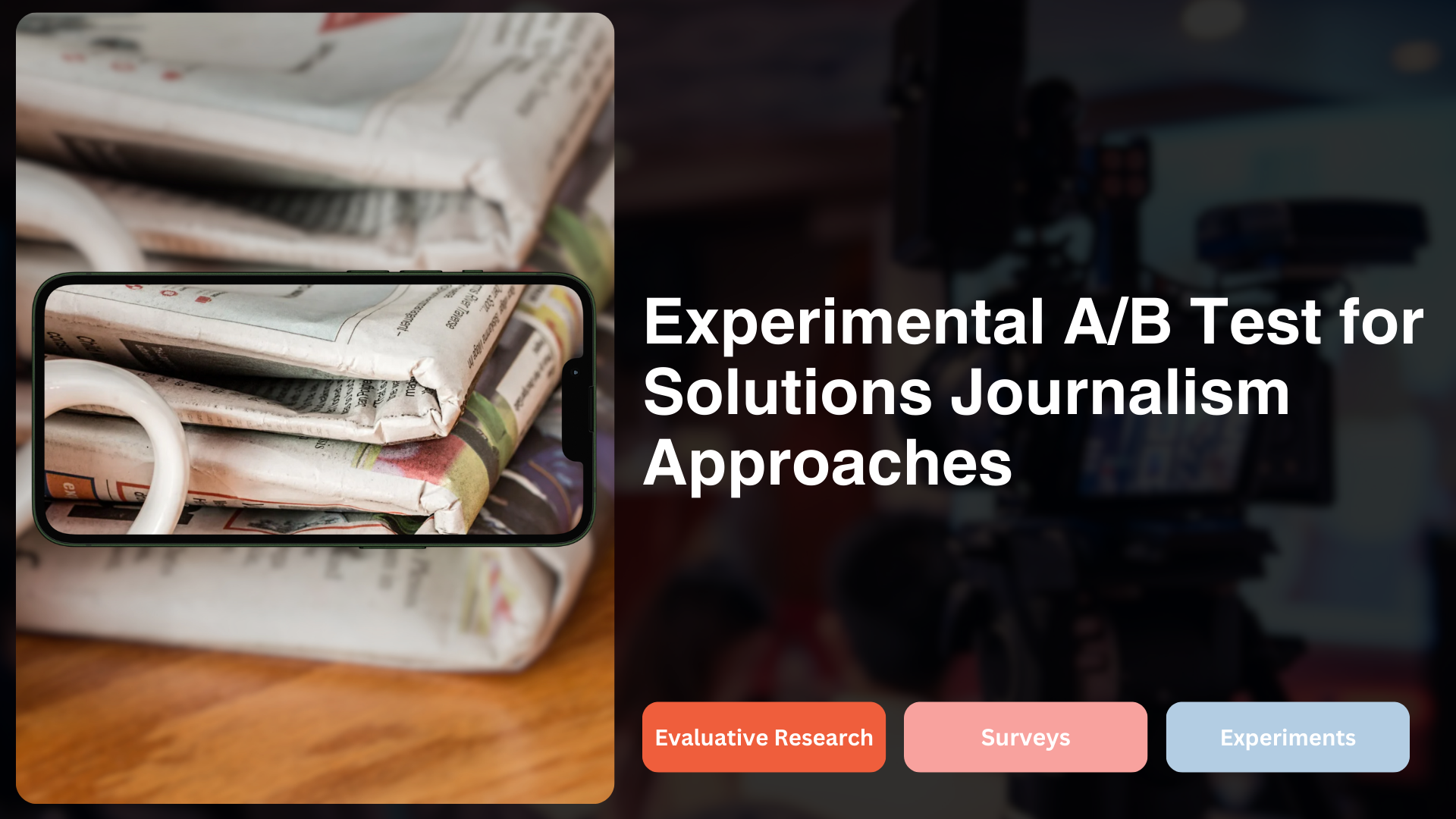 Project hero image showing solutions journalism research